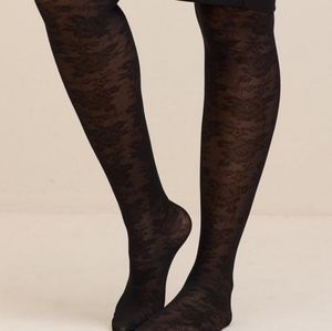 Torrid Floral lace tights 3/4 22‐26